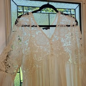 J. GEE Lacy Bell Sleeve Dress